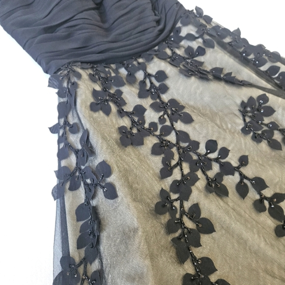 Basix Black Label Strapless Gown Dress Size 8 - Picture 9 of 16